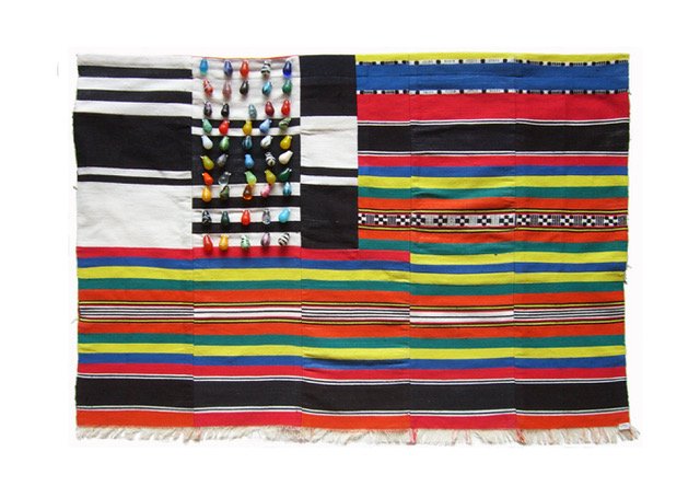Mali US Flag - Textile 24 x 36 - $4500