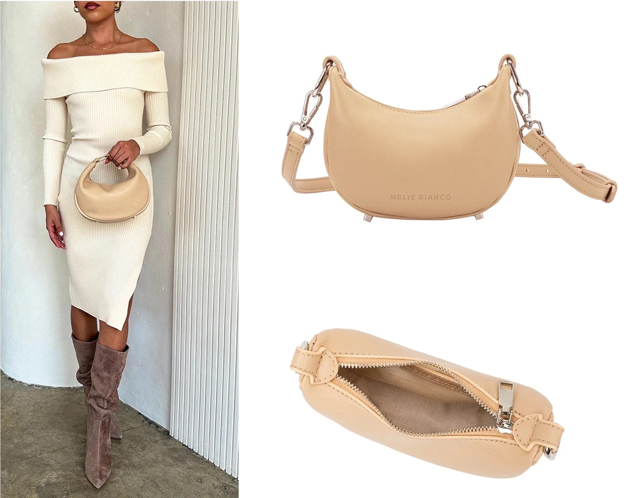 Melie Bianco Sasha Convertible Handbag
