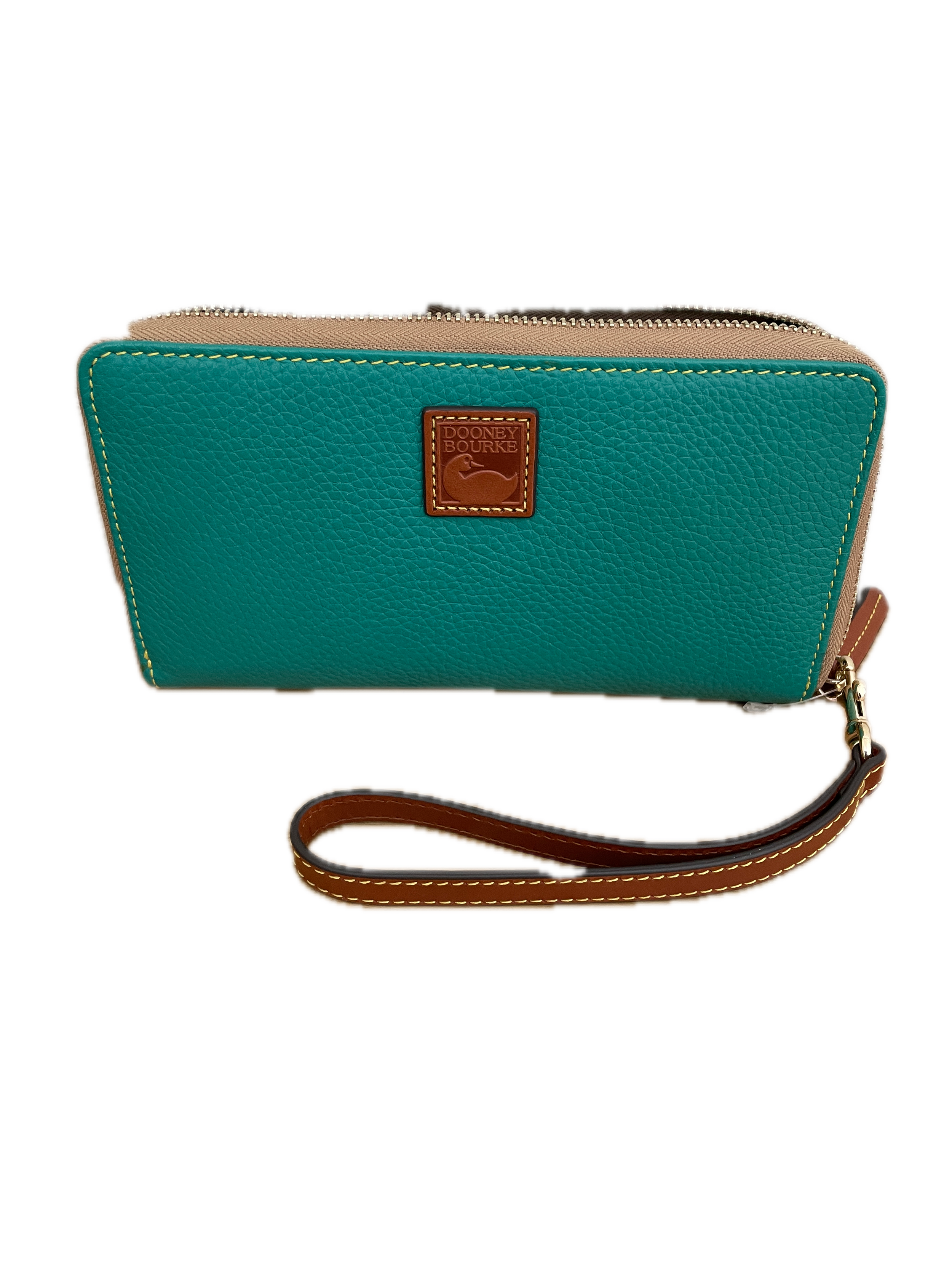 Dooney Bourke Pebble Leather Zip Wristet