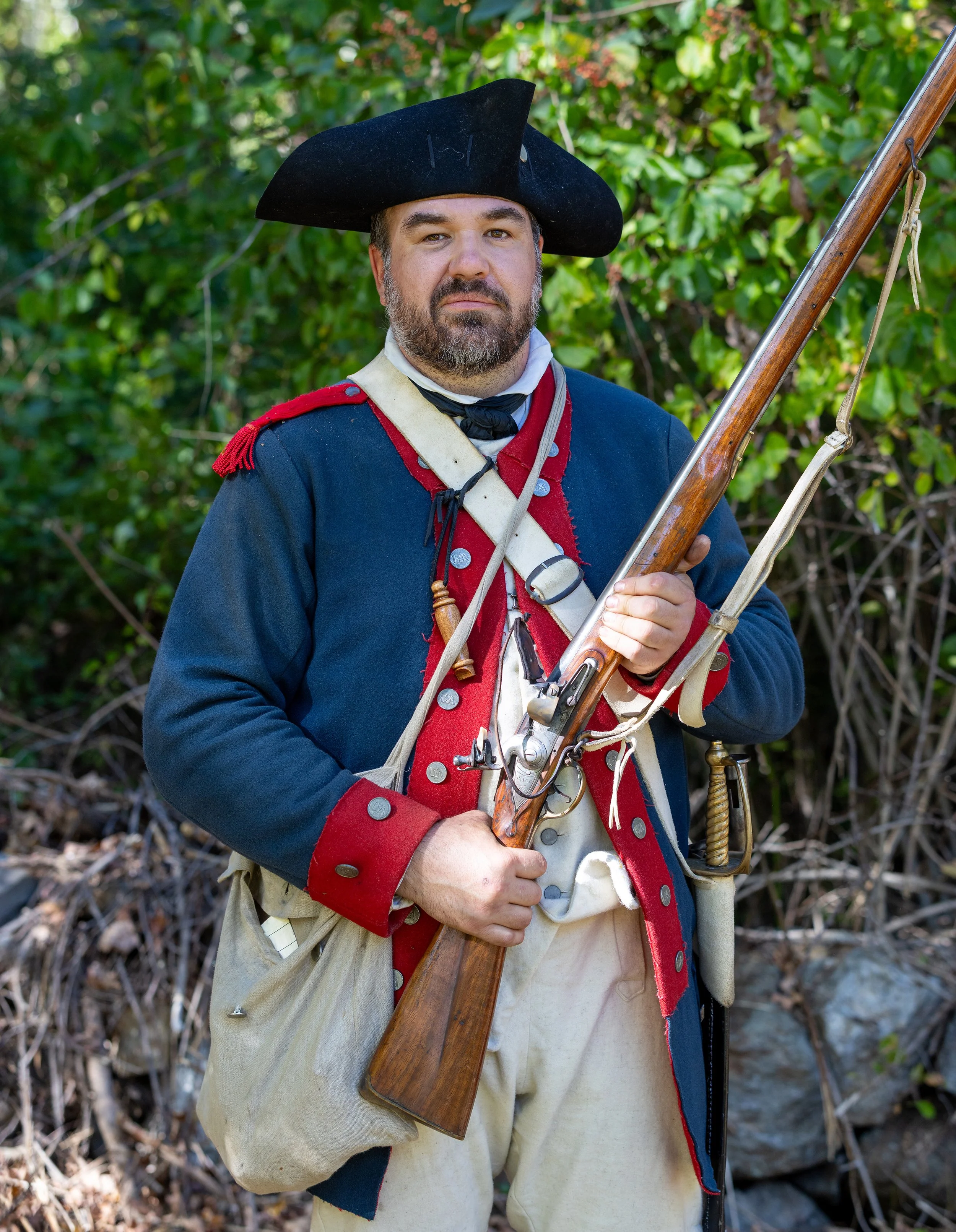 Sandy Schill  - Patriot with Musket 14 x 11 $25