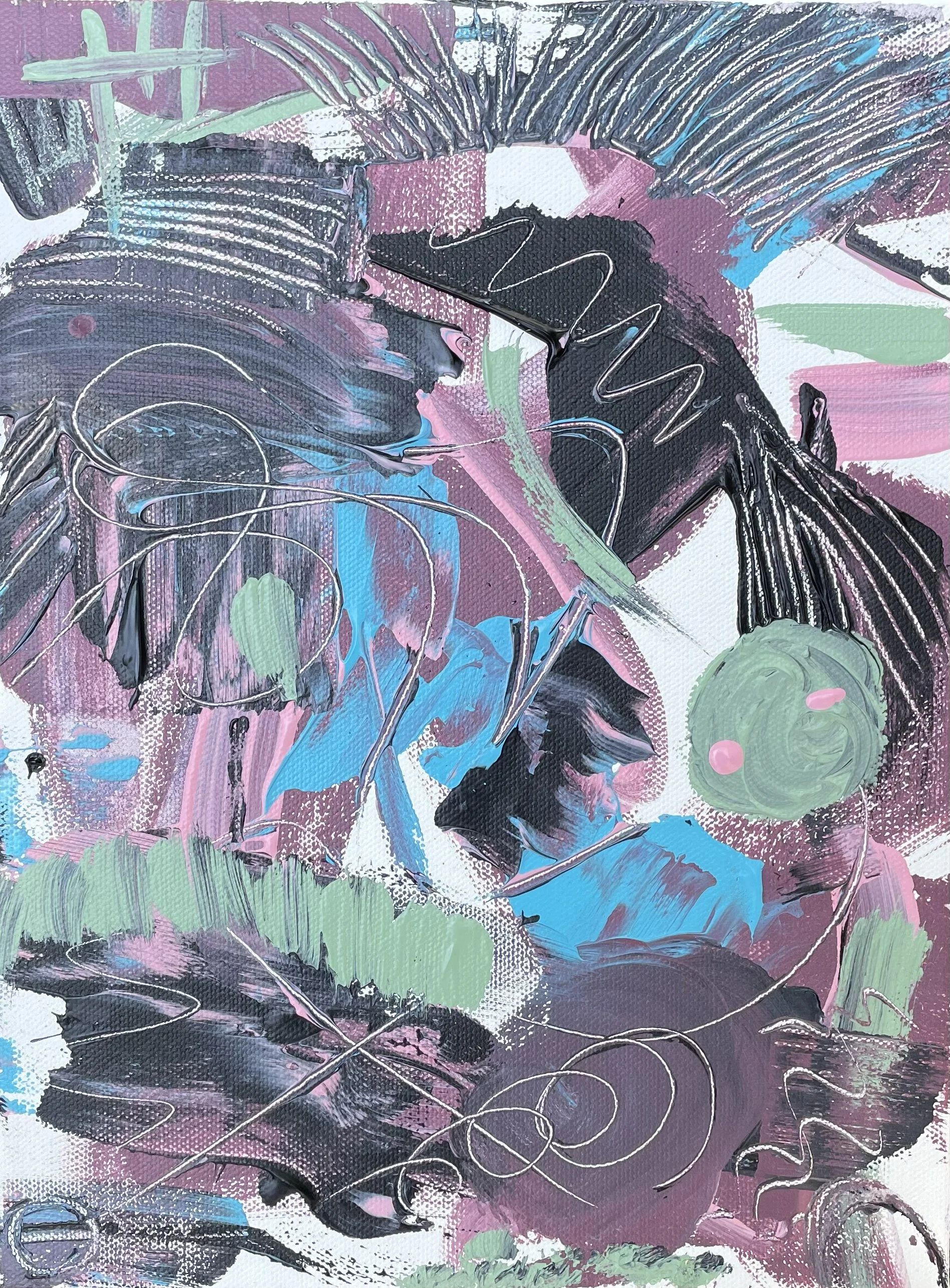 Spring Doodle - 12x9  $135- sold