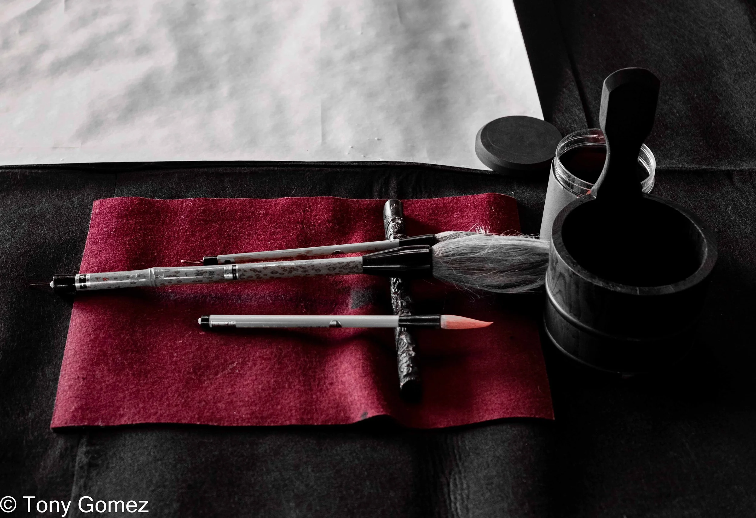 Calligraphy Tools - Kyoto-Photo 18x18 $300