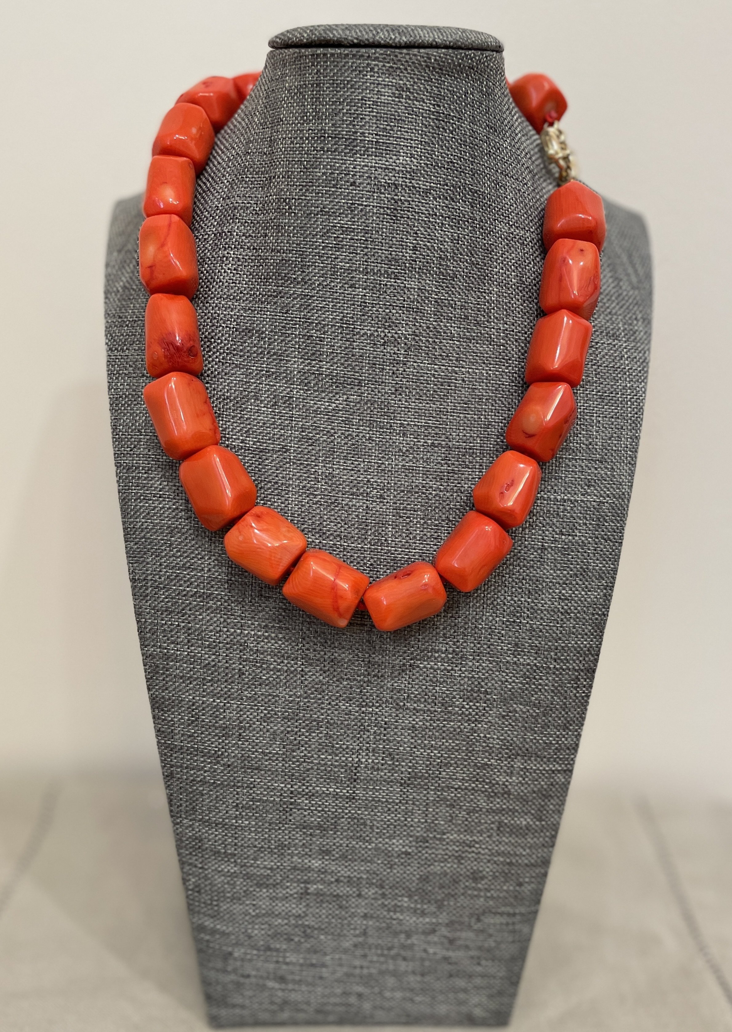 Coral Nugget Necklace