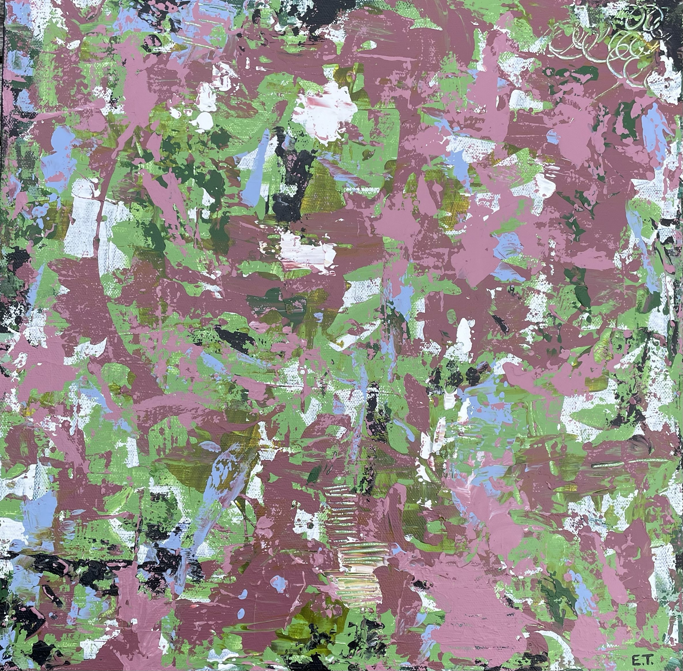 Collard Greens and Raspberry Mousse - 16x16  $320