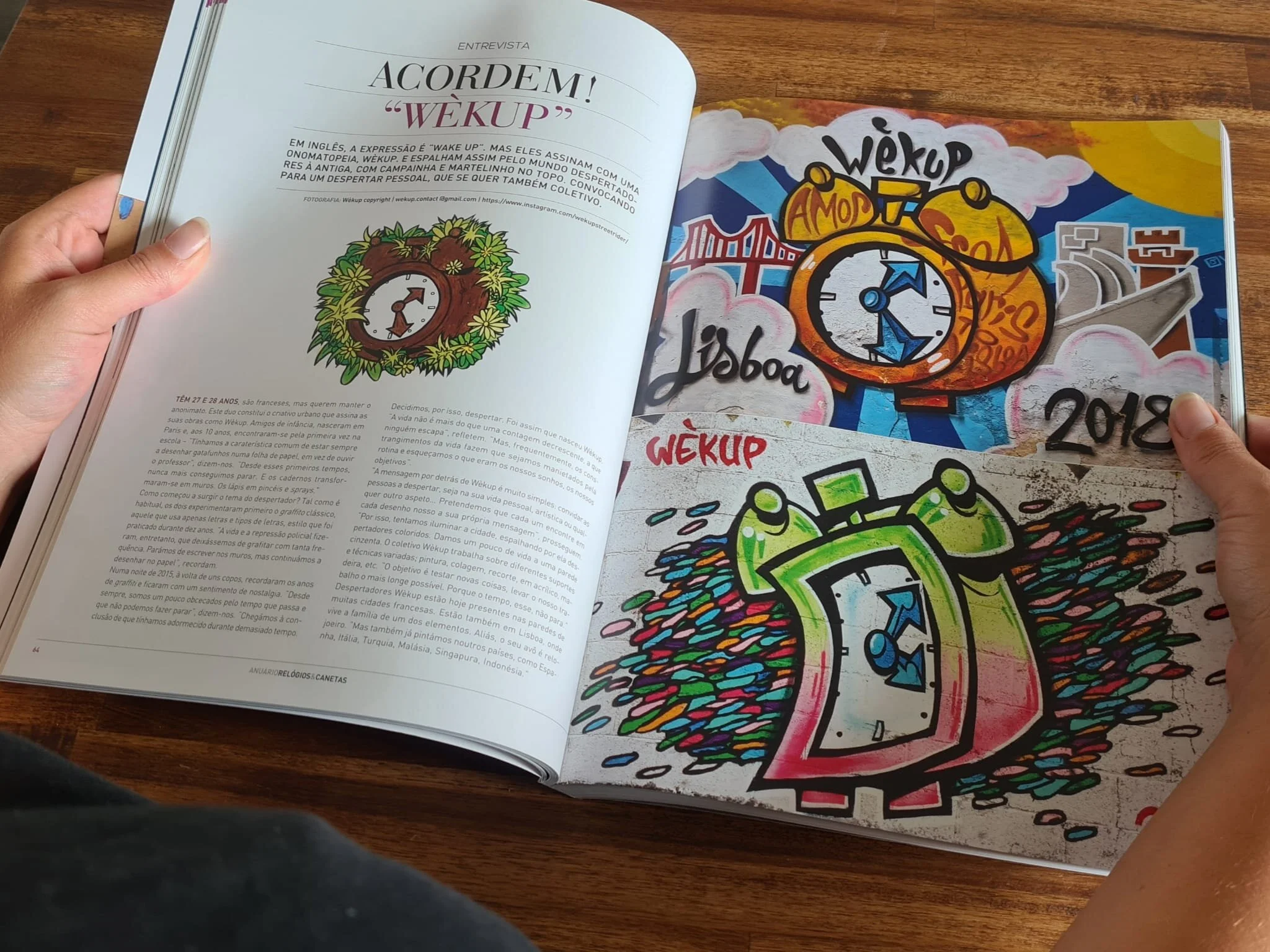 Un article dans la revue portugaise "Relogios e Canetas"