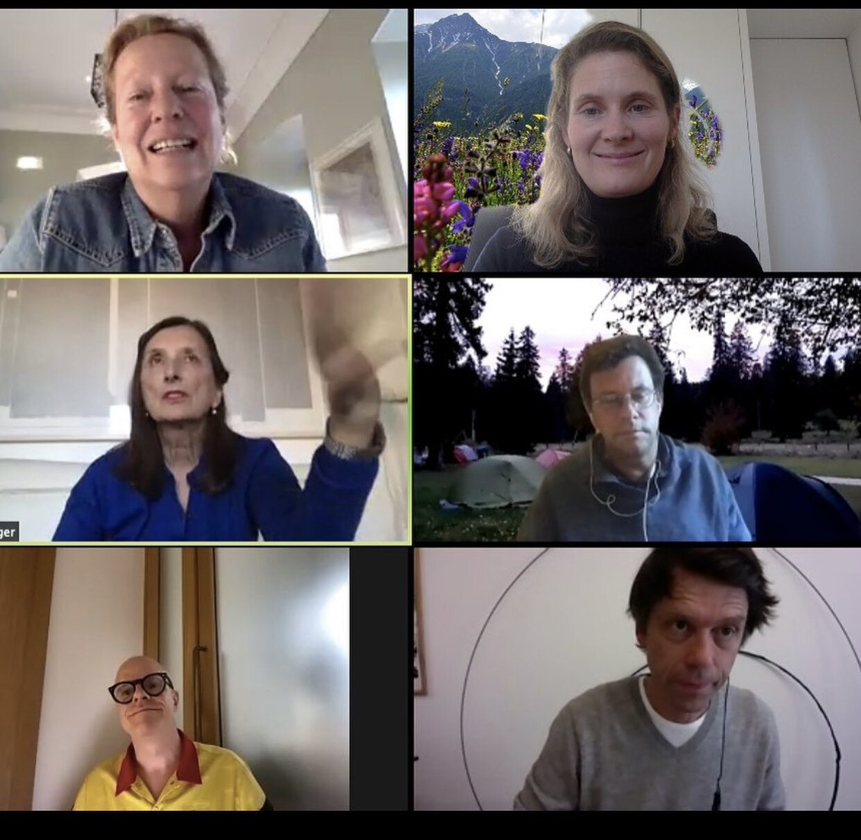 The Engadin Art Talks in the Making: They are a yearly Conference about Art happening every End of January in the nearby pittoresque village of Zuoz. This Year for the first time it will be streamed. (The Organisors: f.l.t.r: Initiator Cristina Becht