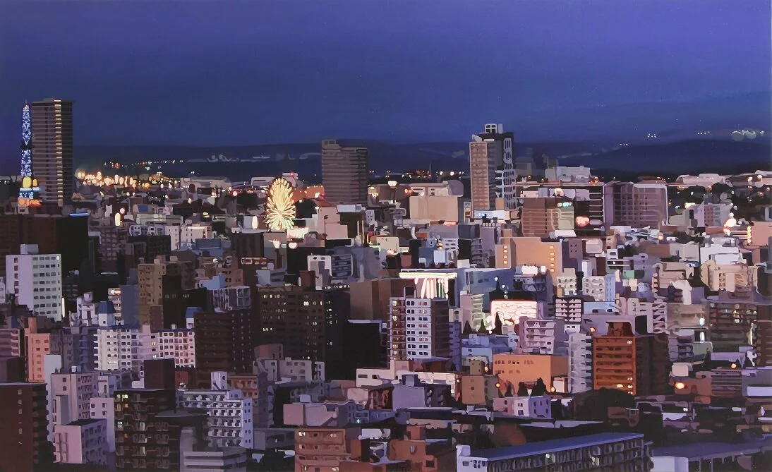 Mika CHIBA, Sapporo, 2020, oil, acrylic, 89.4 × 145.5 cm