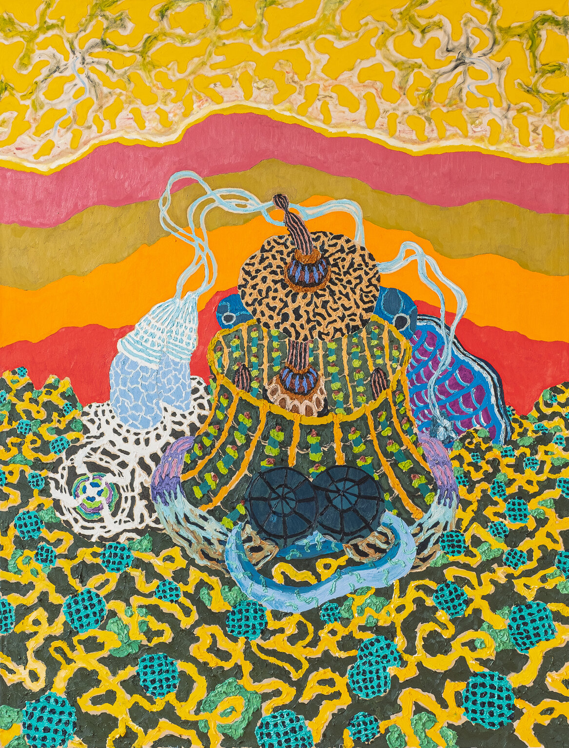 Kanrec Sakul, Room 4, 2021, oil on canvas, 24 x 18 cm