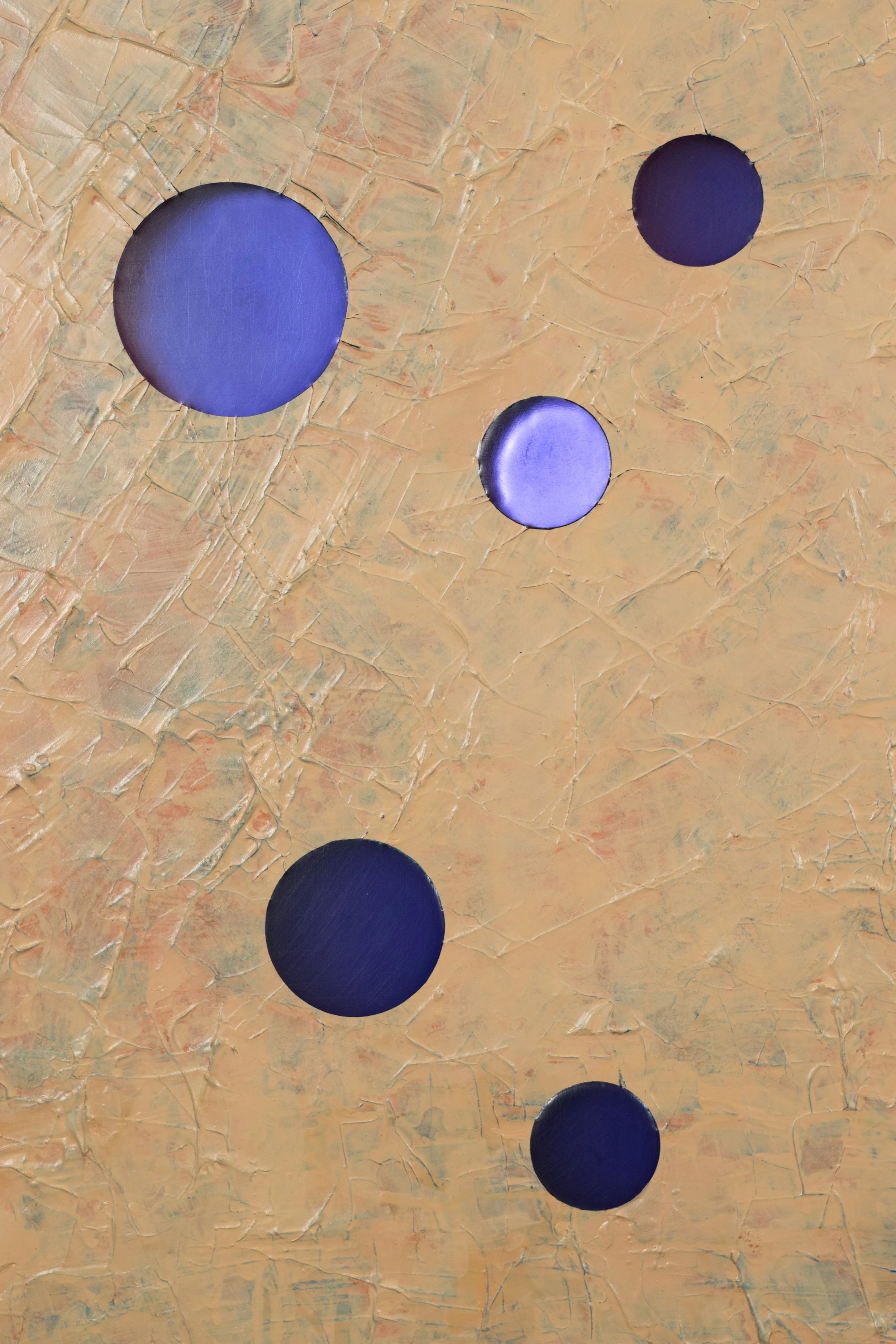 Kal Mansur, 'Land Escape 2' (detail), Acrylic and mixed media on panel, 152 x 152 cm