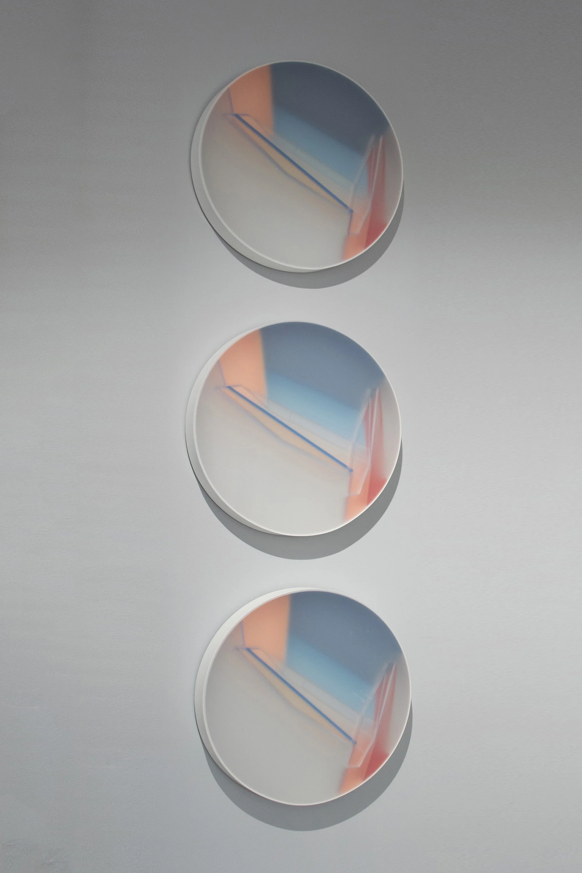 Kal Mansur, Gray Klones, 2022, Acrylic sculpture, 47 x 47 x 6.35 cm