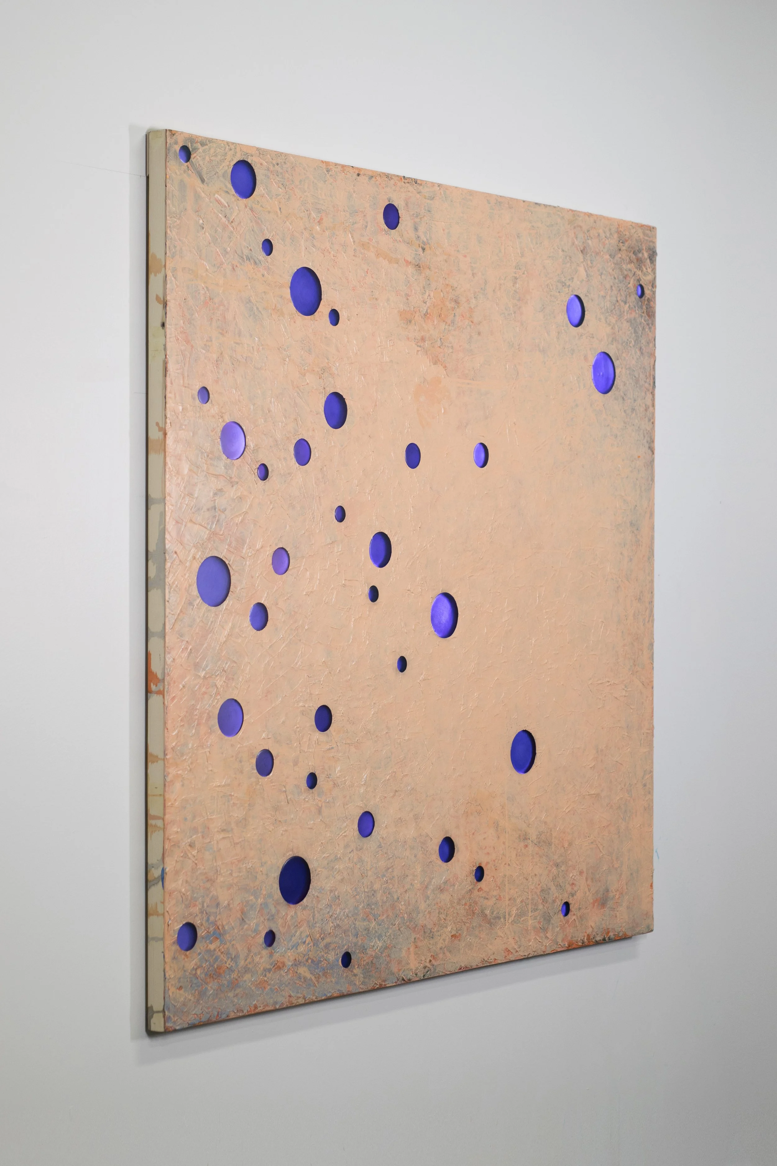 Kal Mansur, 'Land Escape 2', Acrylic and mixed media on panel, 152 x 152 cm