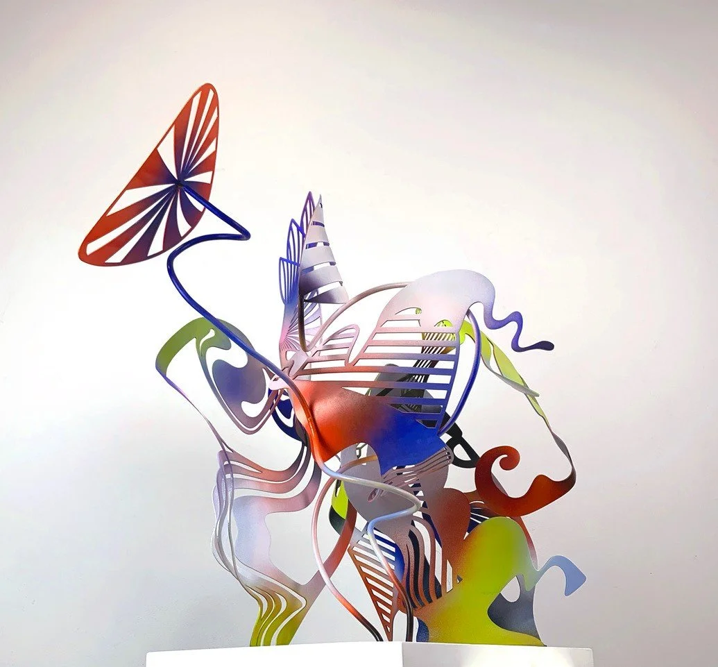 Wendy Letven, The Grove, 2021, Painted aluminum, 28 x 23 x 17"/71 x 58 cm