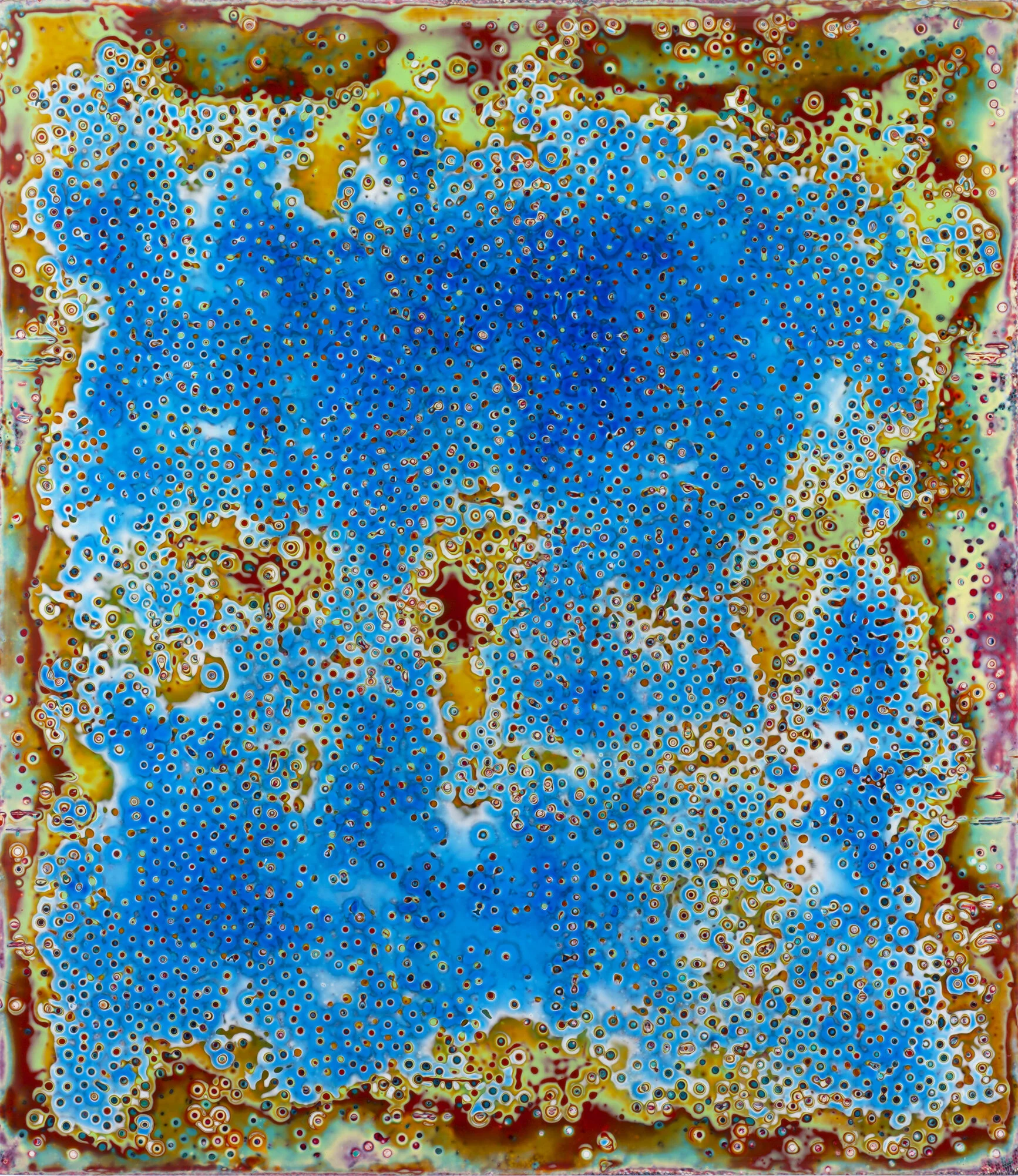 Robert Pan, XH 9,578 PL, 2019-20, Resin, mixed media, 160.5 x 140.5 cm.