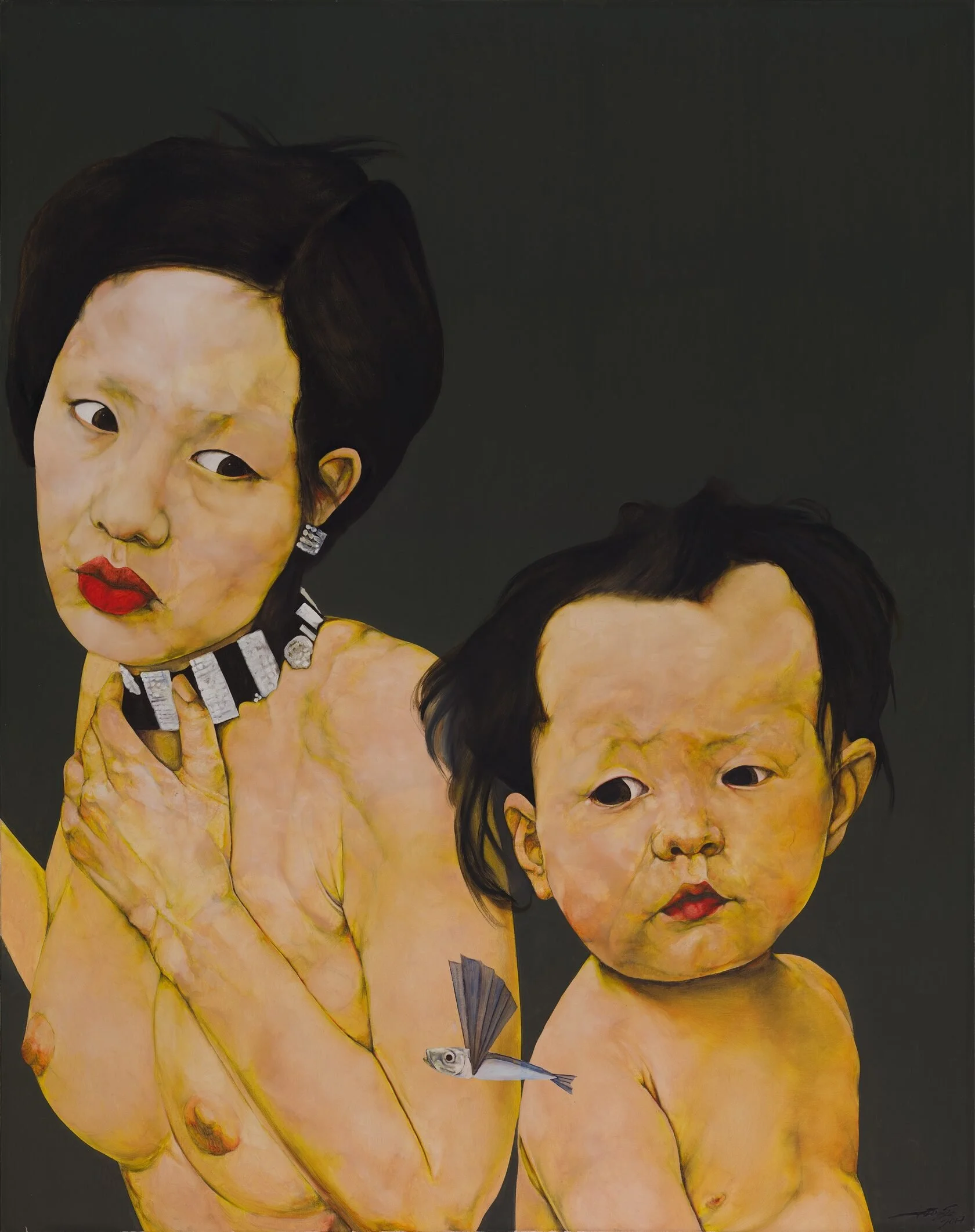 Summer Night, Artwork by Xiao Se, presented by Lechbinska Gallery