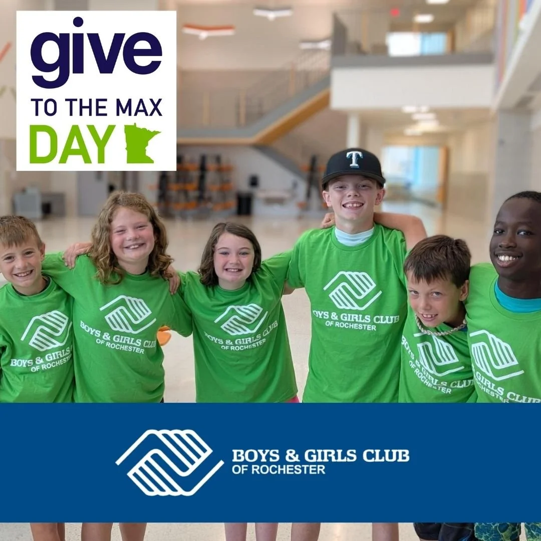 ⏰ Last chance! Give to the Max Day ends tonight. 💙

Your gift is doubled thanks to Think Mutual Bank's year end match. Help kids stay safe, fed, and inspired for the new year!

Give now &rarr; 🔗 [www.bgclubroch.org/donate]