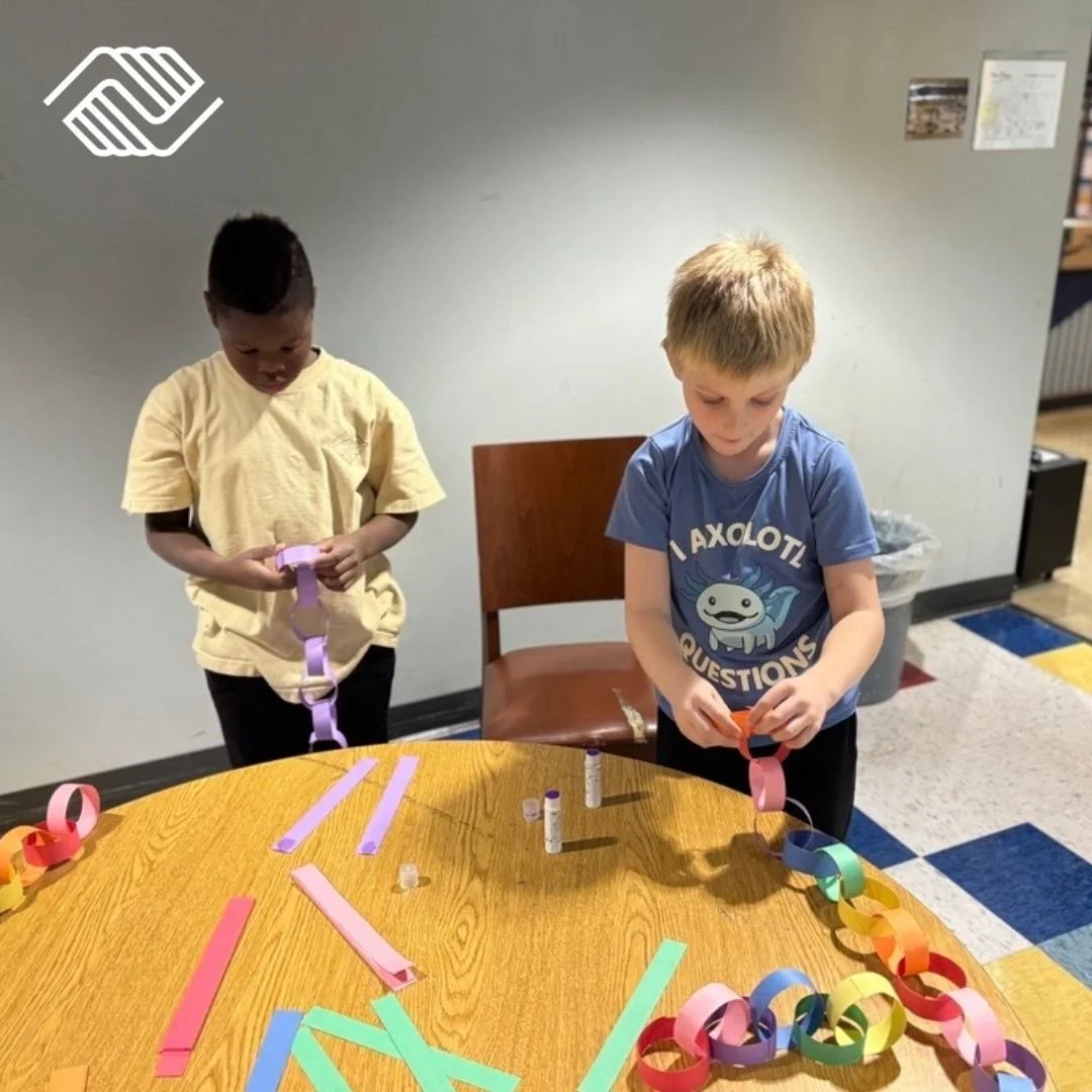 This week, our Club kids worked together to create colorful paper chains. What seems like a simple craft was actually packed with learning.

By partnering up, they practiced teamwork, patience, problem-solving, and communication, all while expressing