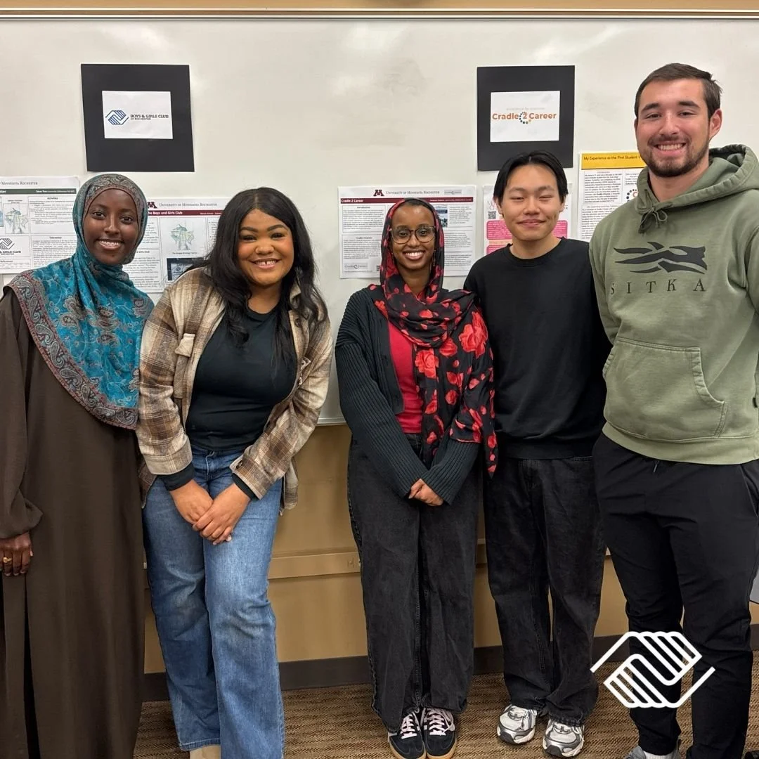 A huge thank you to our amazing volunteers from University of Minnesota Rochester! Your support helps us create a safe, inspiring space for our Club kids every day. We&rsquo;re grateful for partners like you who make our mission possible. 🙌💙