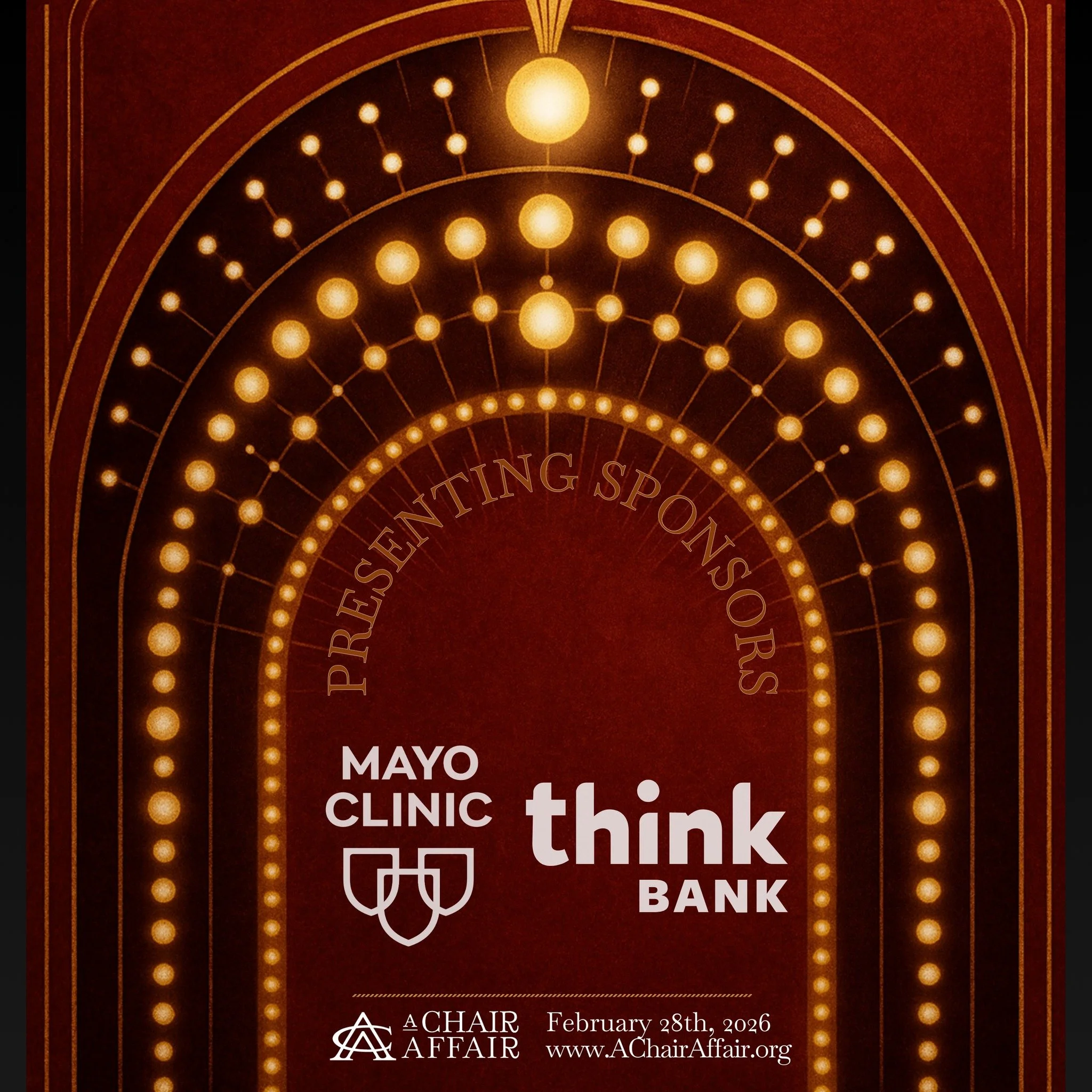 We&rsquo;re incredibly grateful for our presenting sponsors, Mayo Clinic &amp; Think Mutual Bank!

Support like theirs doesn&rsquo;t just make A Chair Affair possible &mdash; it makes our impact possible. Because of partners who believe in our missio