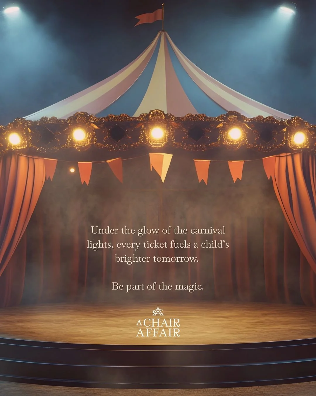 Every ticket fuels a child's brighter tomorrow! Get your tickets today at www.achairaffair.org.