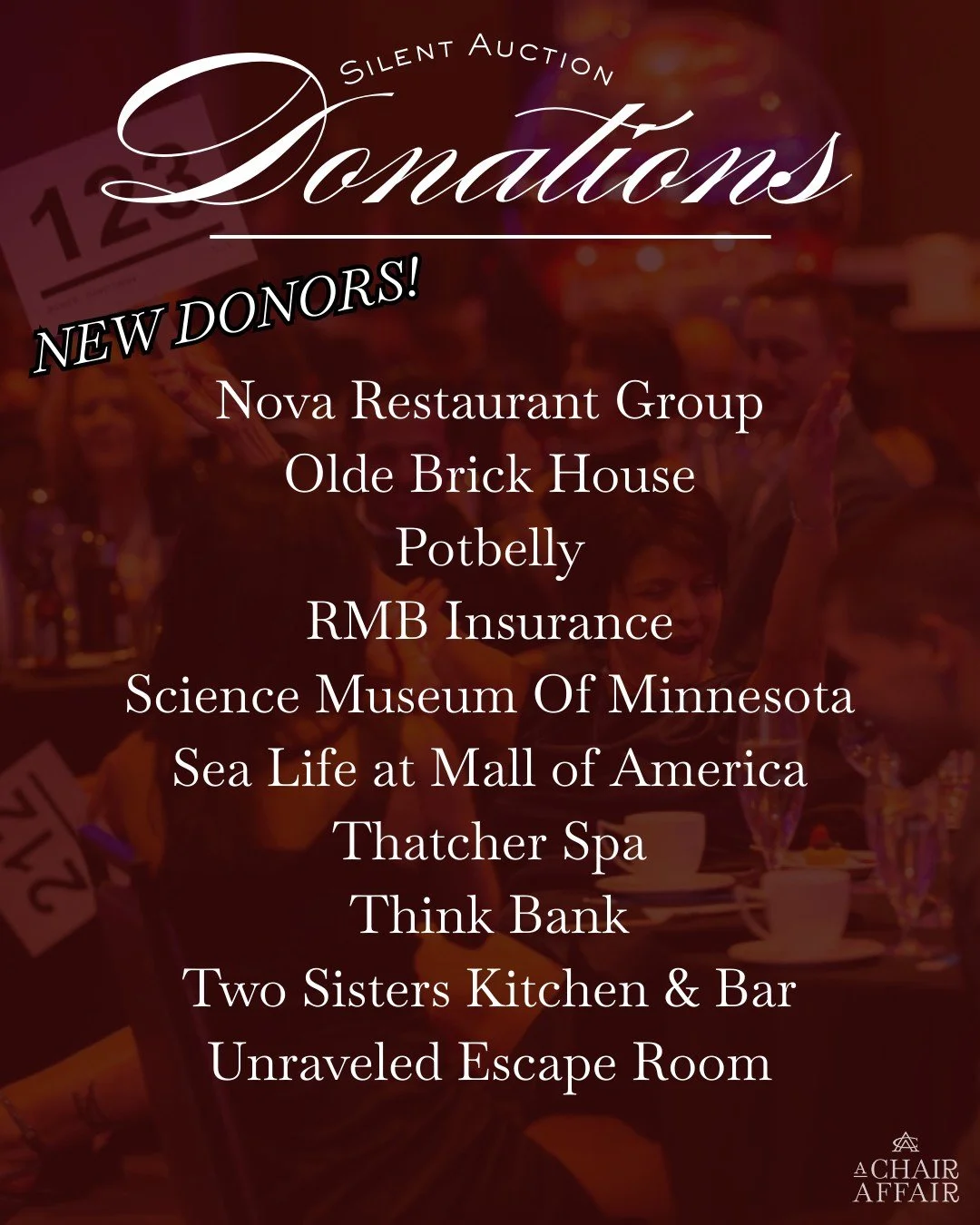 Even MORE generous companies have stepped up to donate to our silent auction, and we couldn&rsquo;t be more grateful. These new additions mean even more great items to bid on the night of the event, all made possible by some truly incredible people a