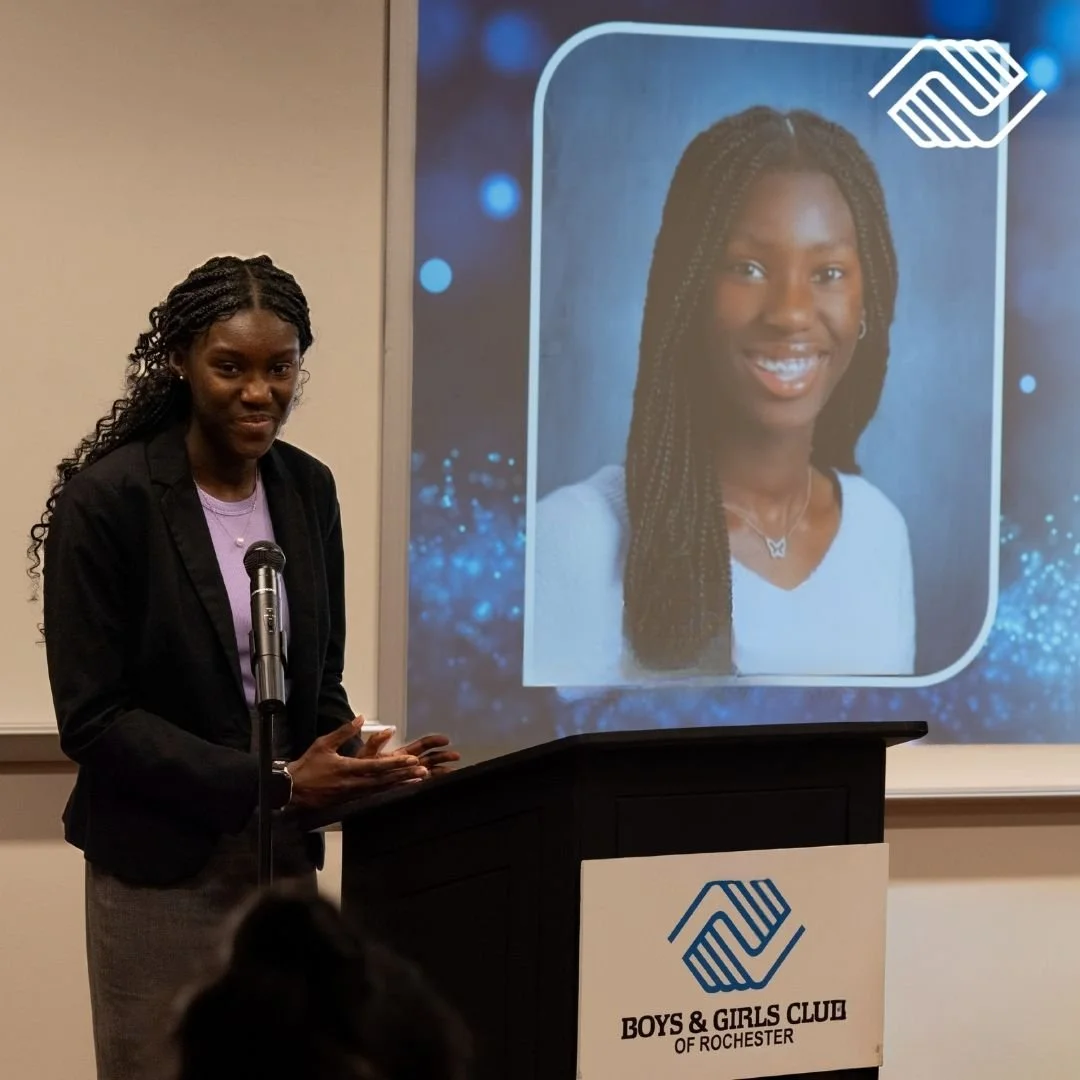 We are so proud to celebrate our Rochester Youth of the Year and Junior Youth of the Year! 🌟 

Both delivered powerful speeches centered on courage and consideration, reminding us what true leadership looks like. Congratulations to these incredible 
