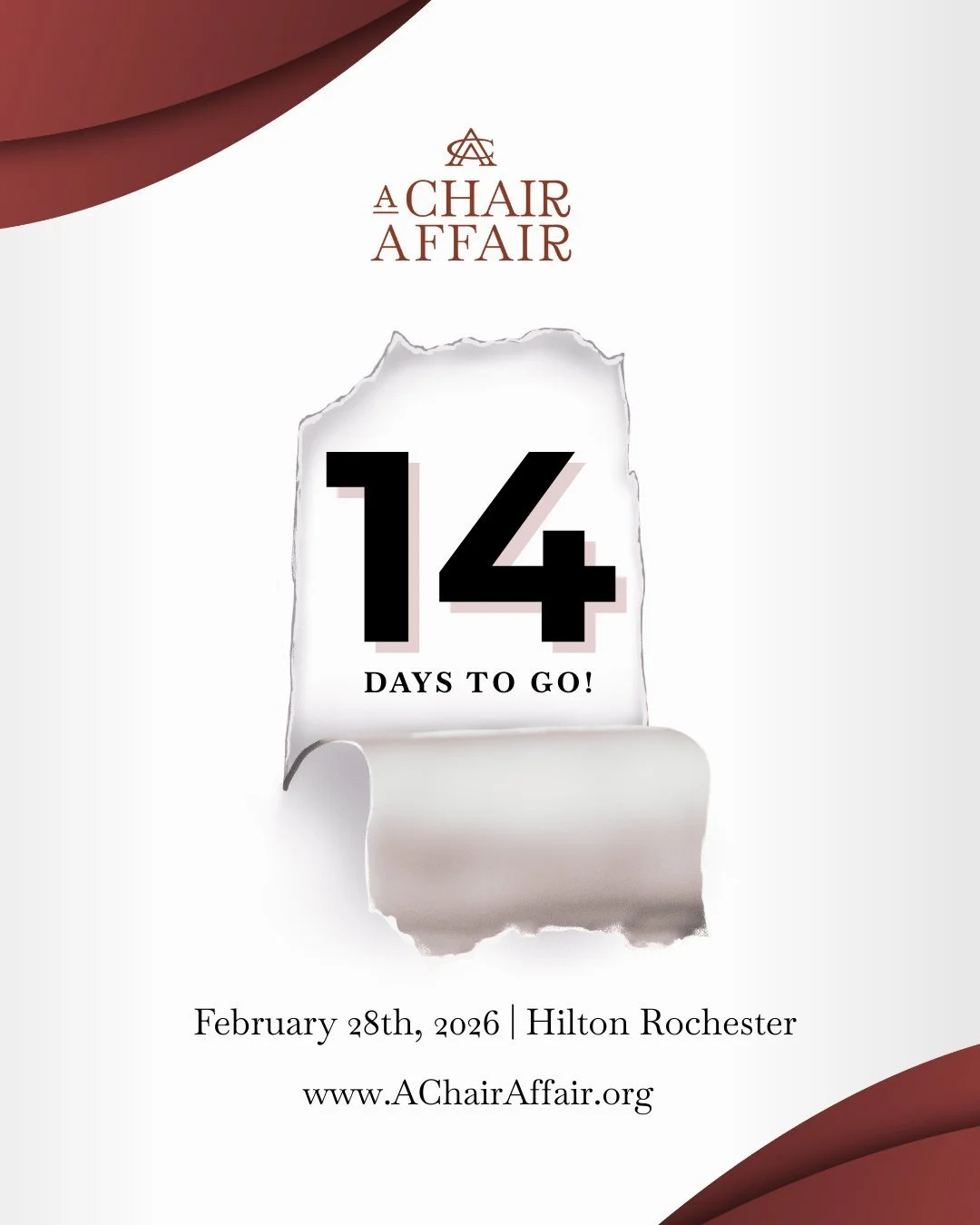 We&rsquo;ve been planning, dreaming, and (not so patiently) waiting for the past 12 months, and now the countdown is officially on. In just two short weeks, A Chair Affair 2026 will be here.

From the details to the mission, this night has been thoug