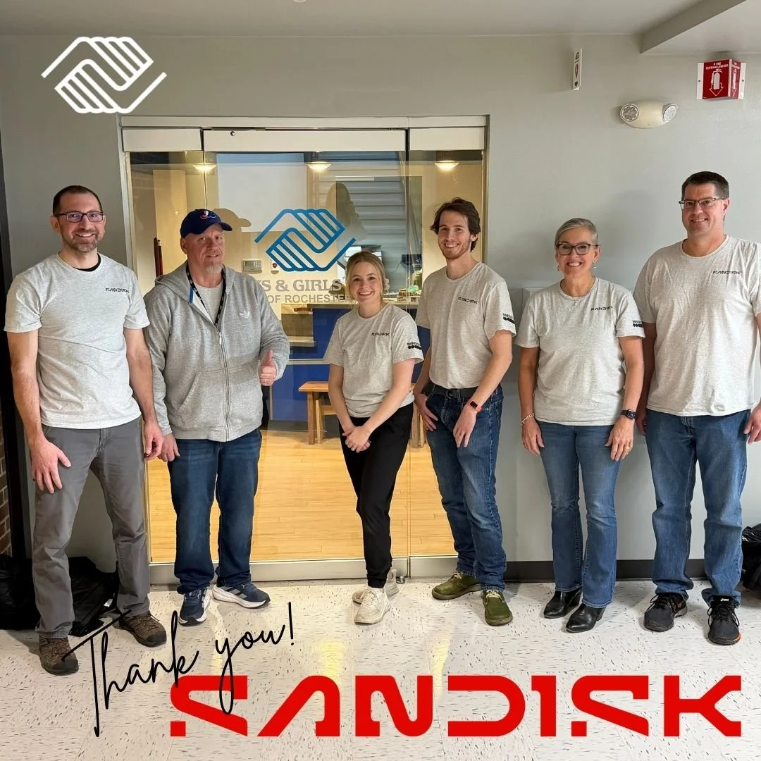 Huge thank you to the team from Sandisk for spending time with us at Club yesterday! 🙌

Their volunteers rolled up their sleeves and helped tackle some much-needed cleaning and organizing around the Club. Community partners like SanDisk make a real 