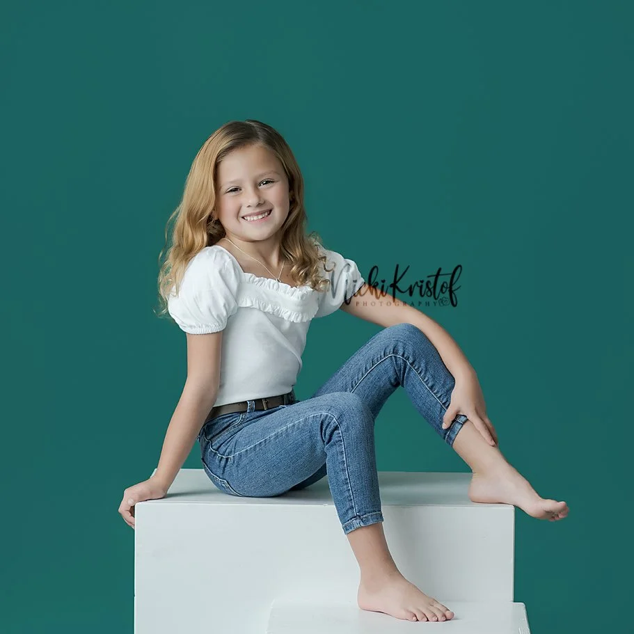 KIDS TWEEN MILESTONE STUDIO SESSION CORAL SPRINGS, FL West Palm Beach, Wellington PortraIT PHOTOGRAPHER, PRE-TEEN GIRL PORTRAITS Birthday Portraits Wellington, FL Jupiter, FL