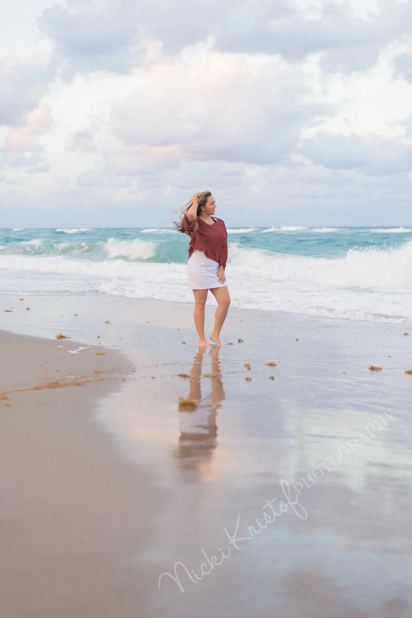 Davie, Florida Senior Portraits Beach Session Broward County, FL Boca Raton, Weston, Wellington, Palm Beach, West Palm Beach, Florida