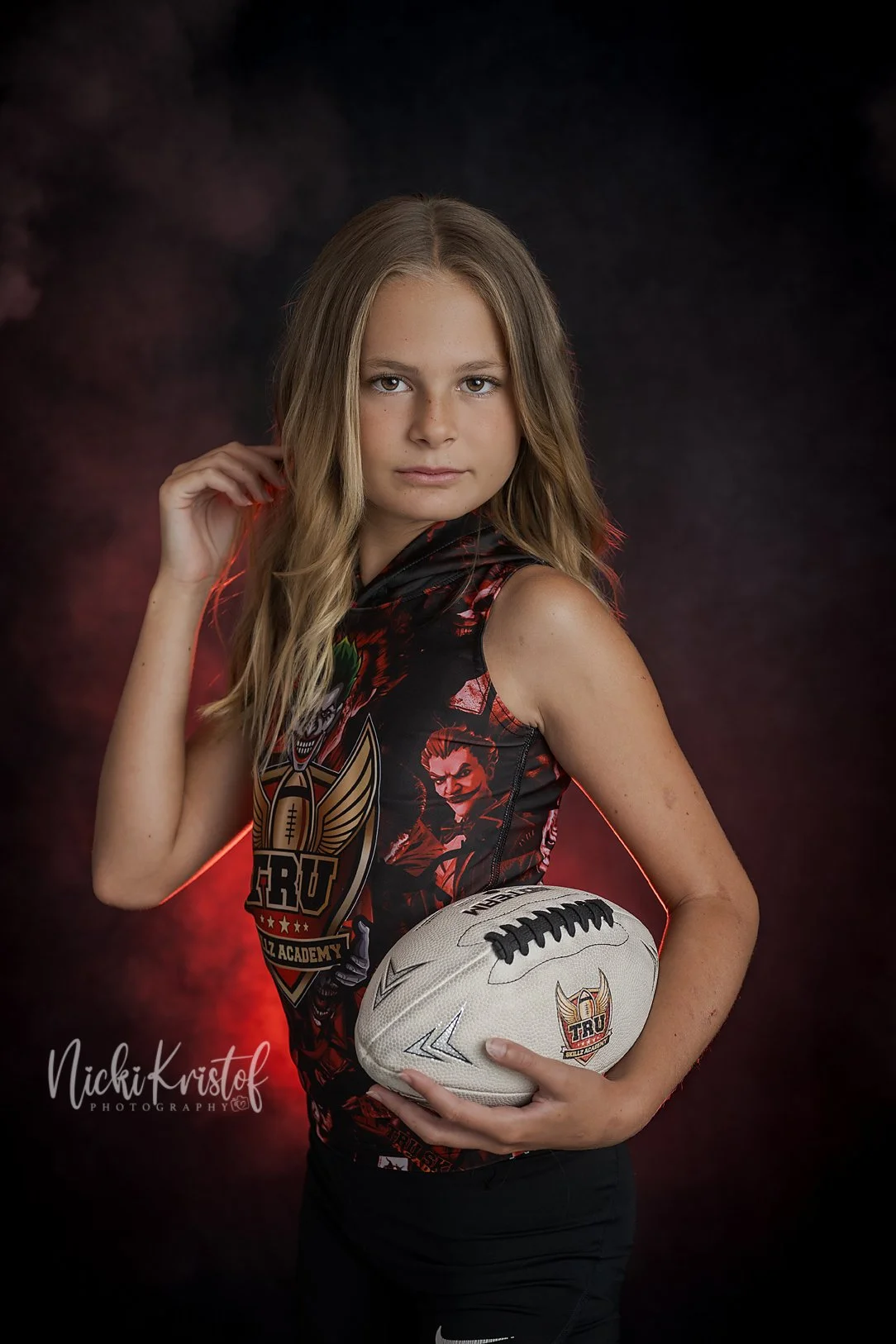 KIDS TWEEN MILESTONE STUDIO SESSION CORAL SPRINGS, FL West Palm Beach, Wellington PortraIT PHOTOGRAPHER, PRE-TEEN GIRL PORTRAITS Birthday Portraits Wellington, FL Jupiter, FL  Florida Girls Flag Football, Tru Skillz Academy Smoke Bomb Photos, Special