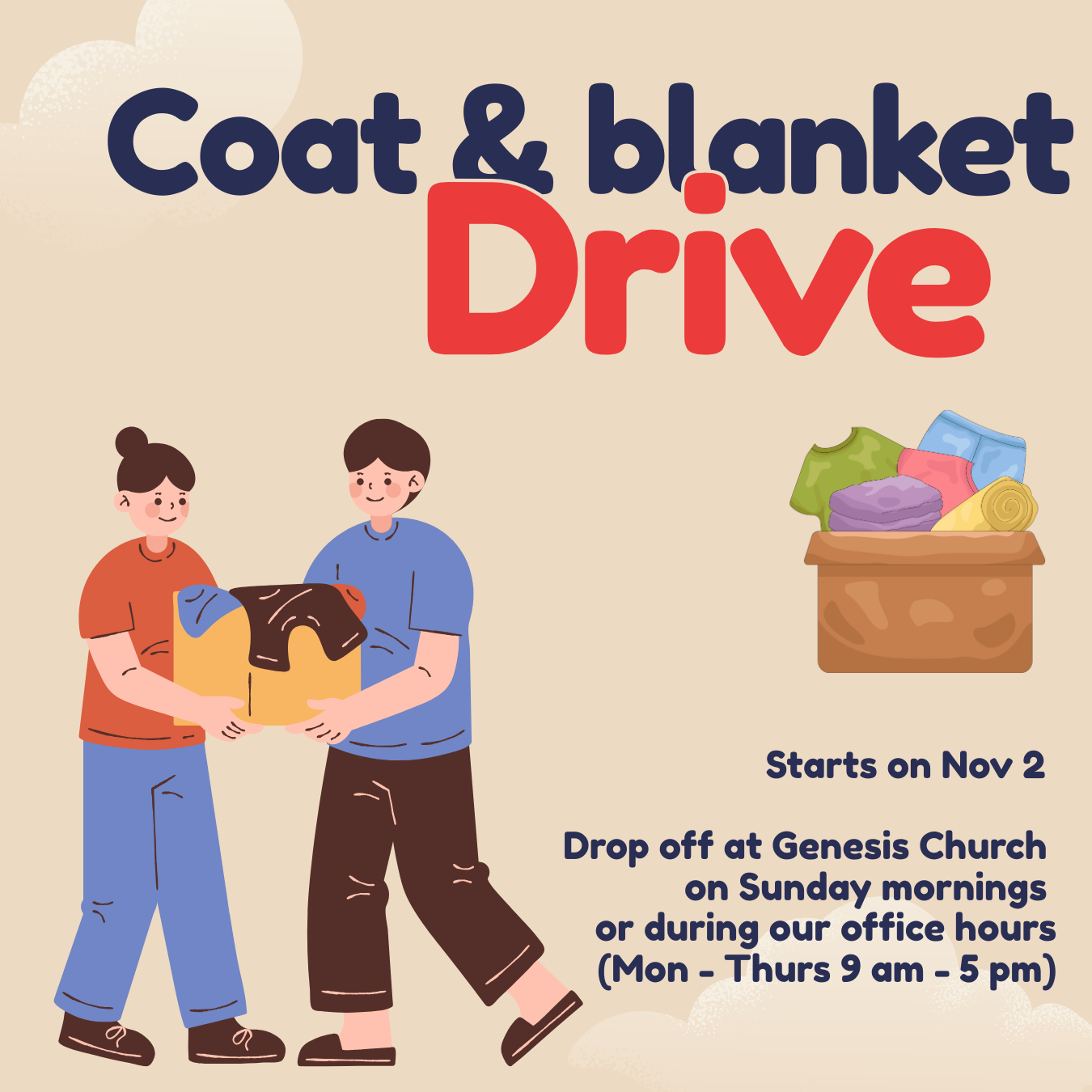 Coat & Blanket Drive