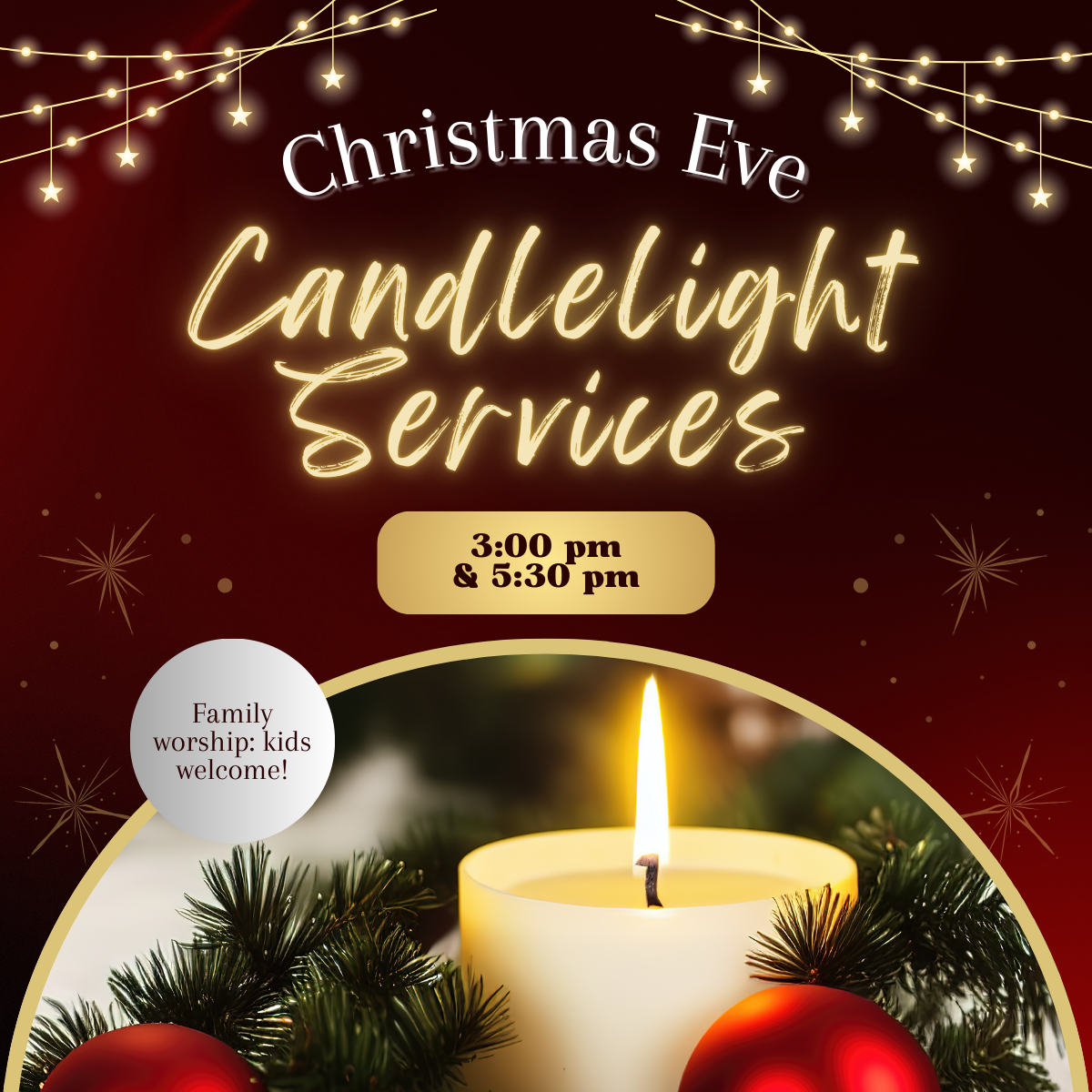 Christmas Eve Candlelight Services