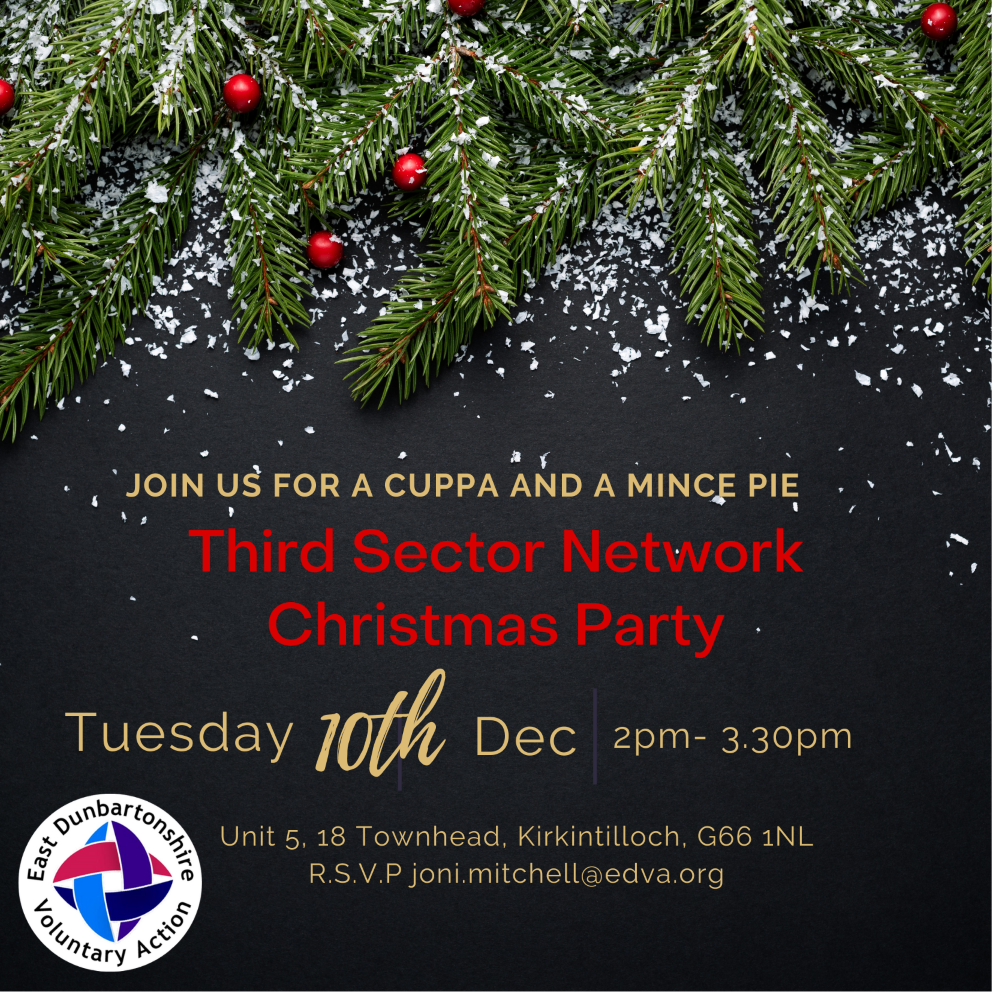 Third Sector Network Christmas Party — East Dunbartonshire Voluntary Action