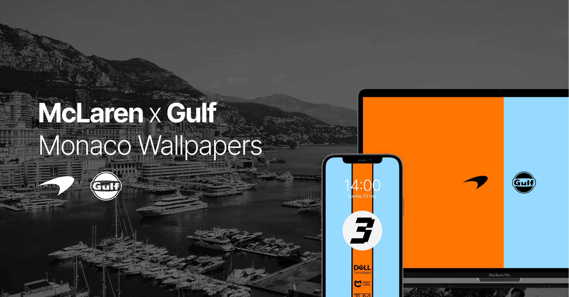 McLaren x Gulf Monaco Livery Wallpapers — Callum Lovekin