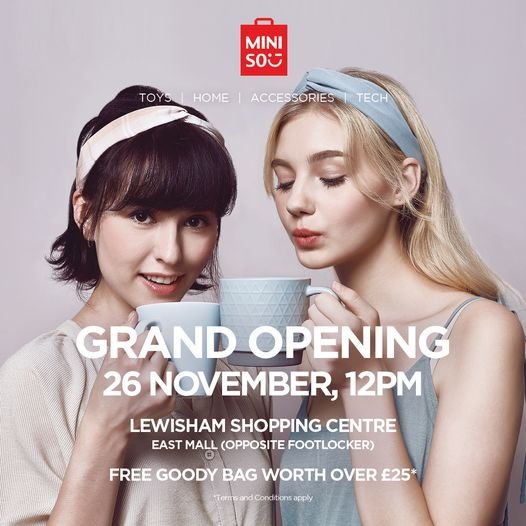 Miniso store opening in Lewisham