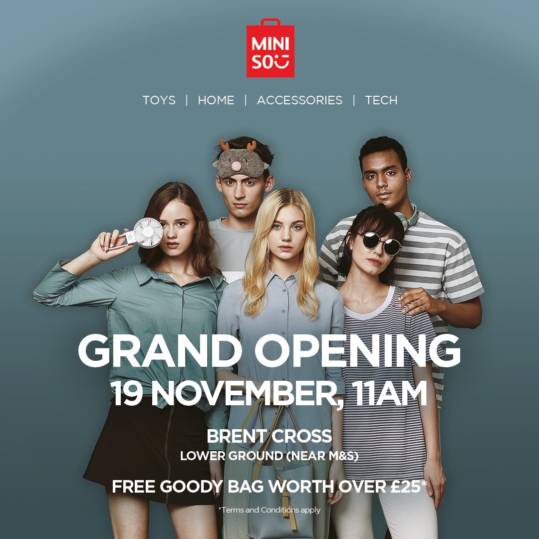 Miniso Opening In Brent Cross