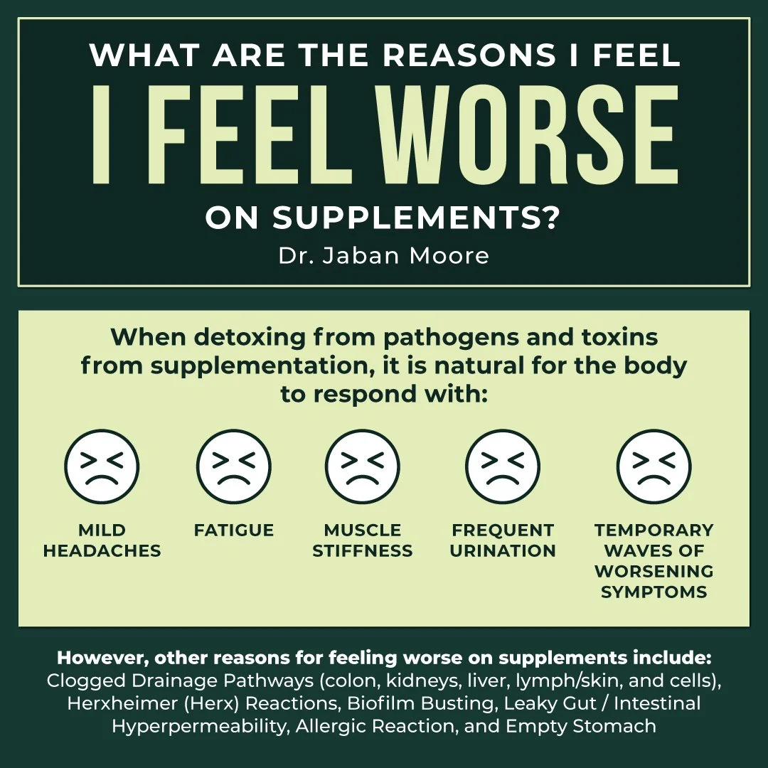 Why Do I Feel Worse on Supplements?
