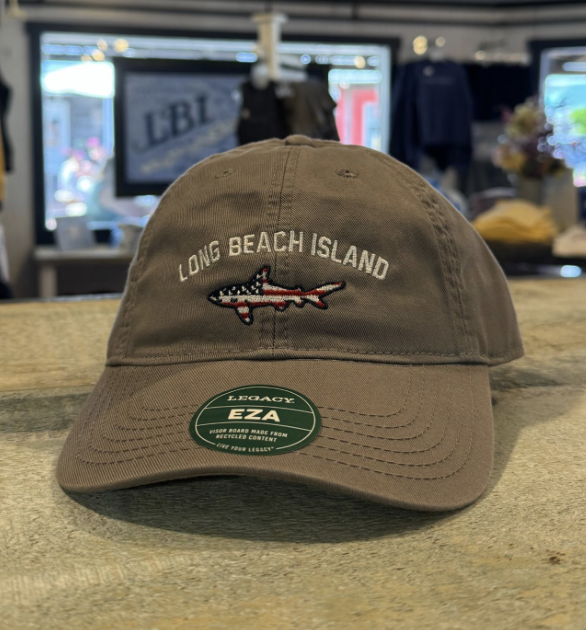 LBI | Adult Legacy Hat with Flag Shark