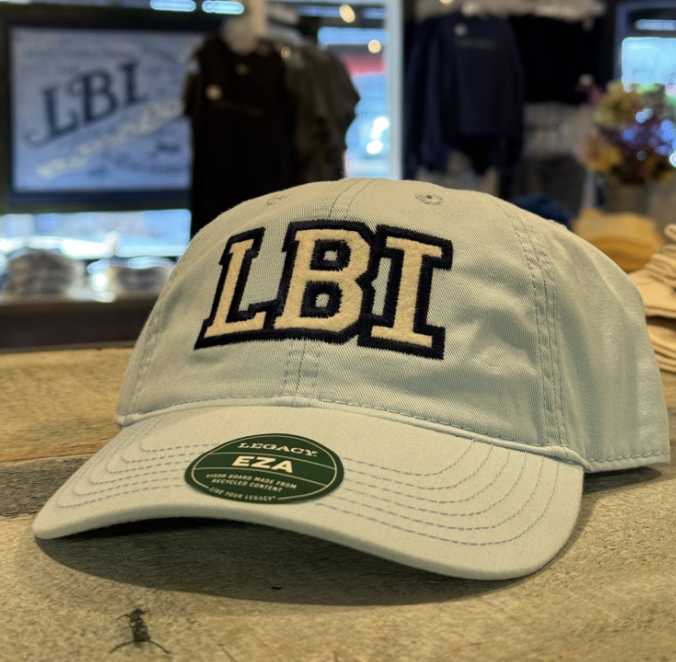 LBI | Adult Legacy Light Blue Hat with Initials