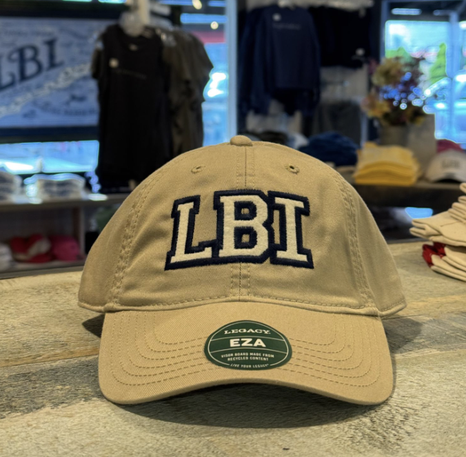 LBI | Adult Legacy Khaki Hat with Initials