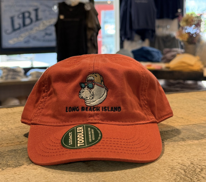 LBI | Toddler Red Legacy Hat with Cool Walrus