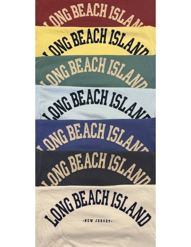 LBI | Adult Short Sleeve Tee with Town Name