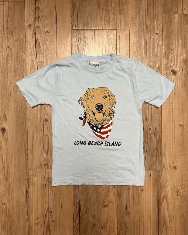 LBI | Youth Tee with Dog with Bandana
