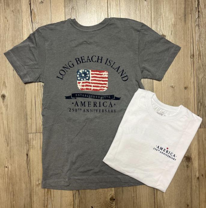 LBI | Adult Short Sleeve Tee with 250th America Anniversary