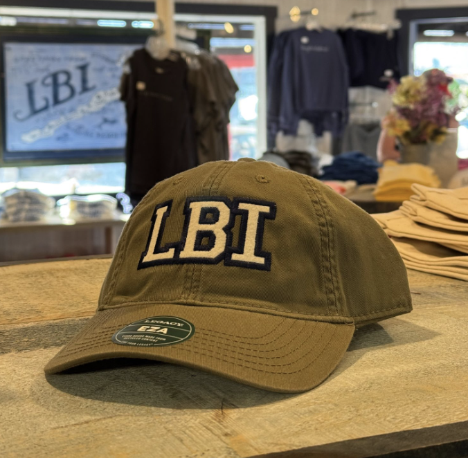LBI | Adult Legacy Olive Green Hat with Initials