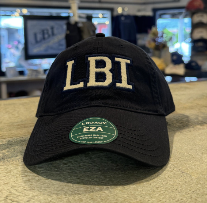 LBI | Adult Legacy Navy Hat with Initials