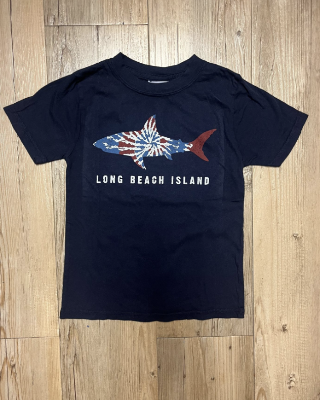 LBI | Youth Tee with Tie Dye Shark