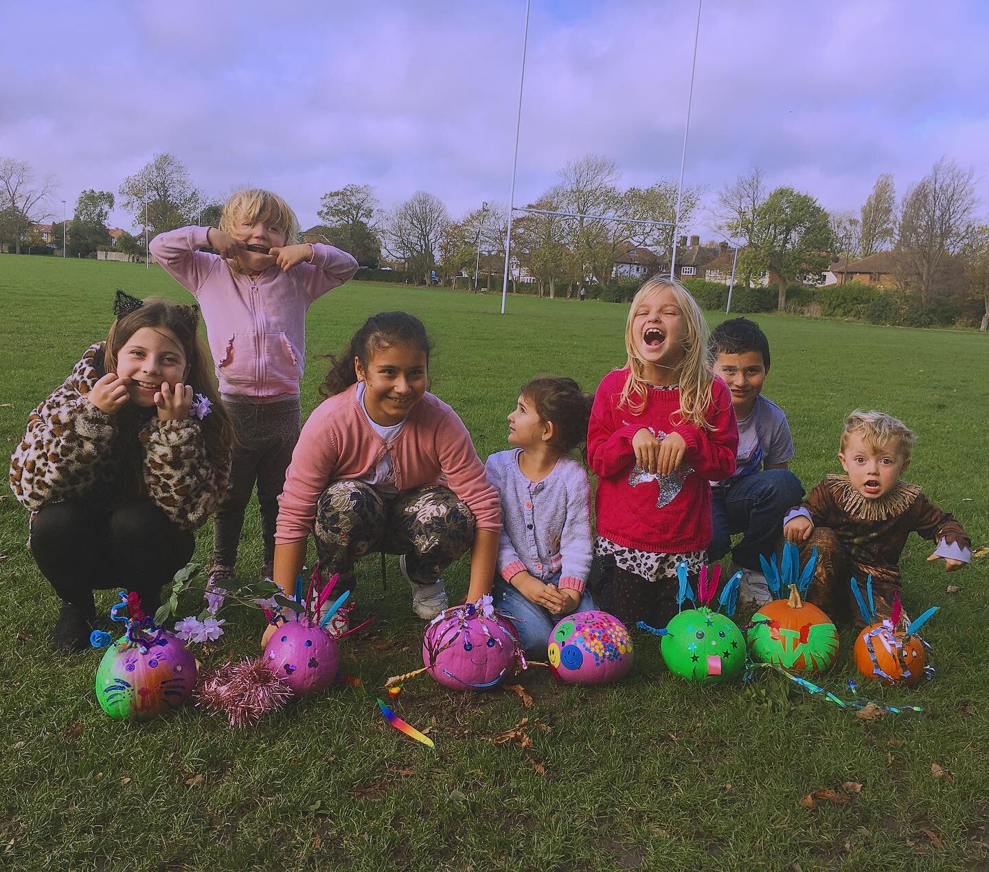 Oh my goodness we had so much fun today! This is our first group this morning showing of their fabulous pumpkins - photo uploaded with parents permission! We had a second group later on in the afternoon. They all smashed it! 

We can&rsquo;t thank Ge