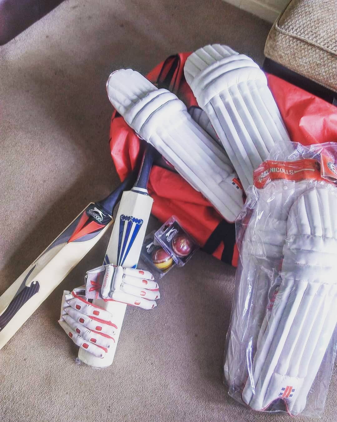 Many years ago, our cafe building used to be a cricket pavilion. 

Quarterdeck youth centre have just given us a big bag of brand new kit, so we think it is time to re-start our history once we're allowed, hopefully this summer!  Who's up for joining