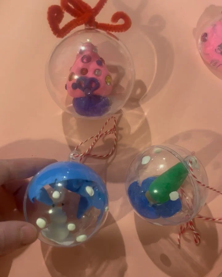 Christmas tree decorations today!